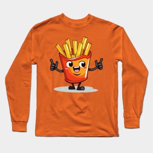 kawaii french fries T-Shirt cute  gilrl Long Sleeve T-Shirt